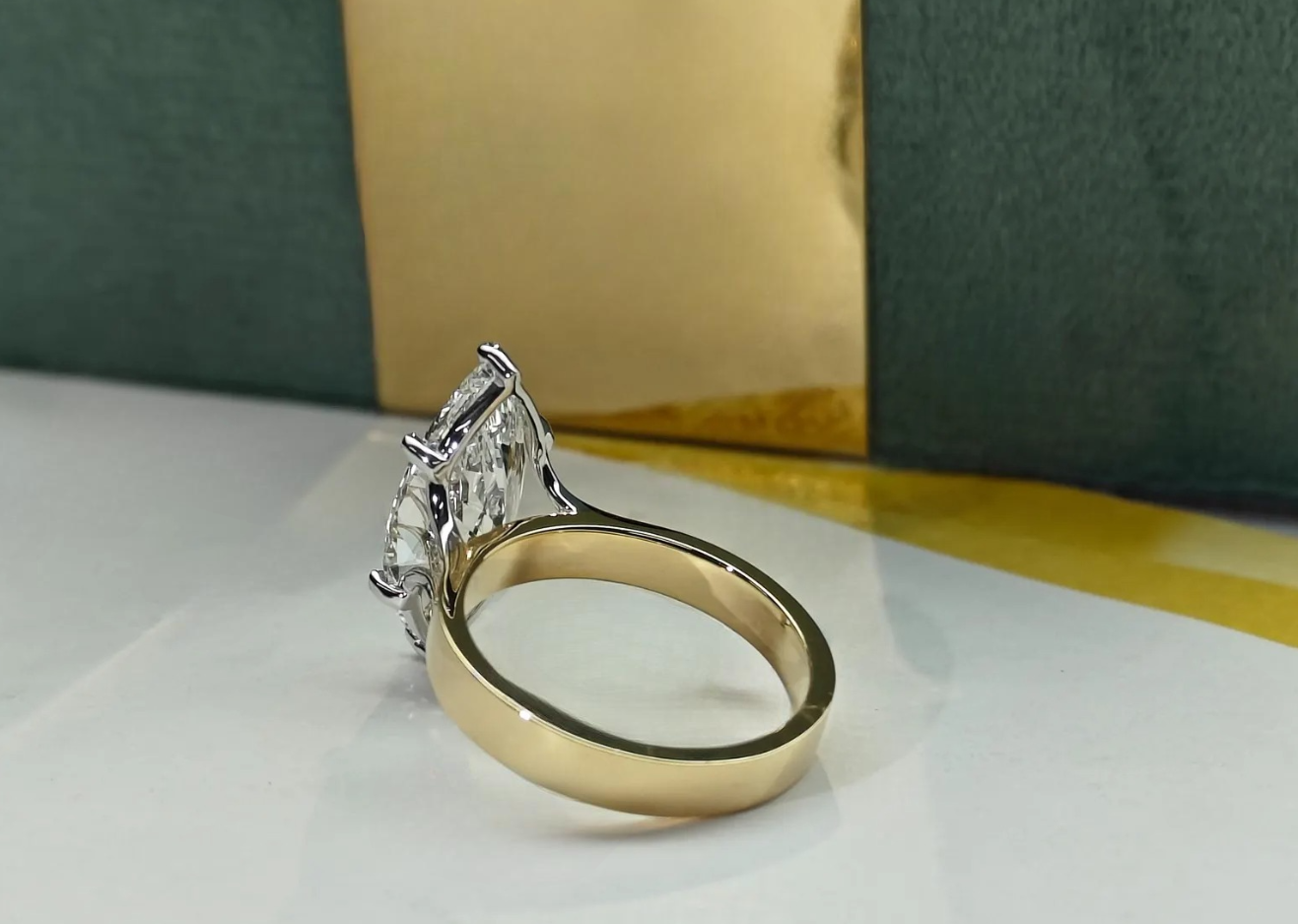 1.00CT Marquise Cut Diamond Engagement Ring