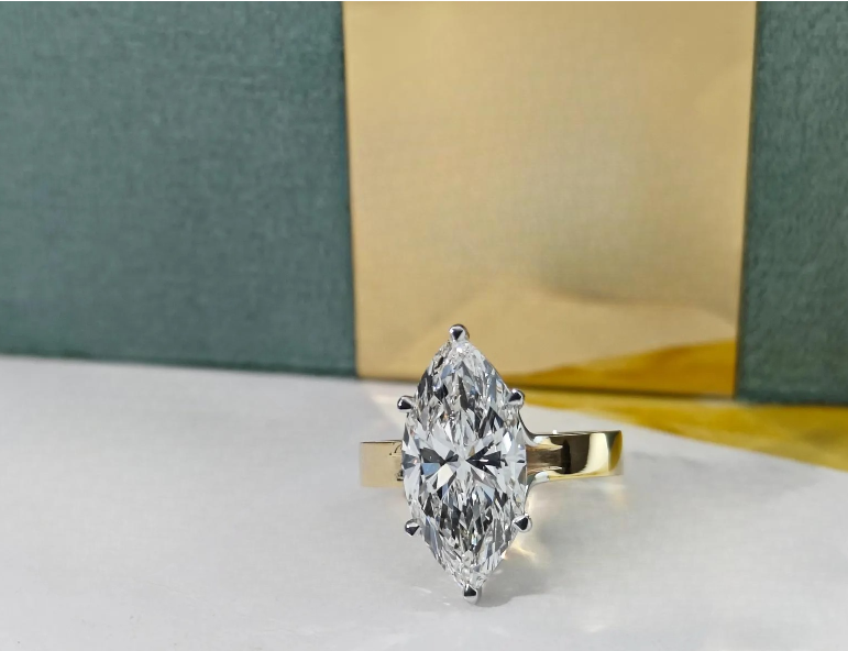 1.00CT Marquise Cut Diamond Engagement Ring