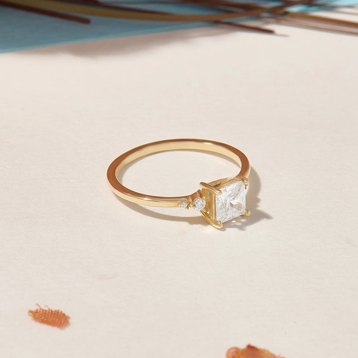 Princess Cut Lab Grown Diamond Ring
