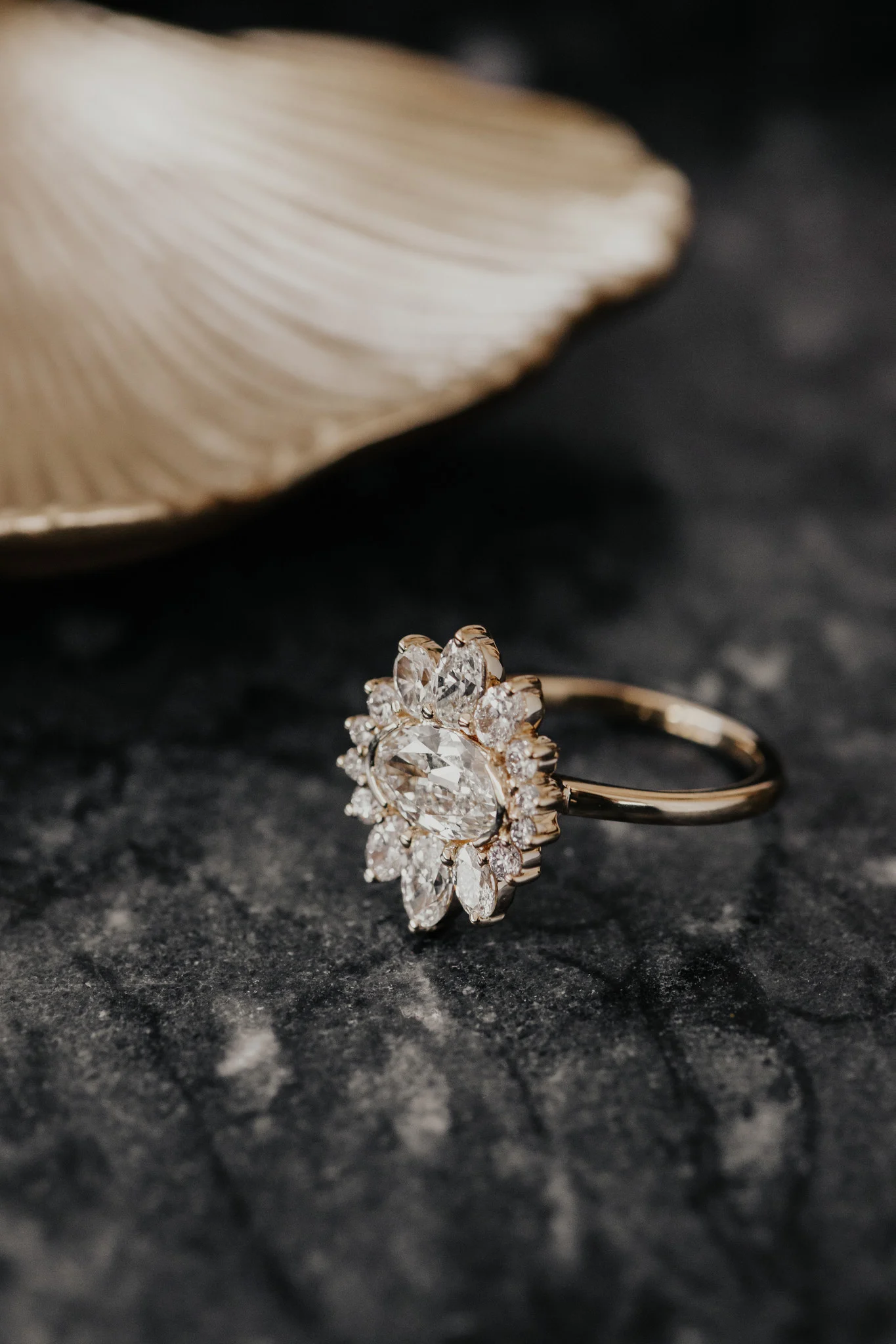 Celeste Lab Grown Round Diamond Ring