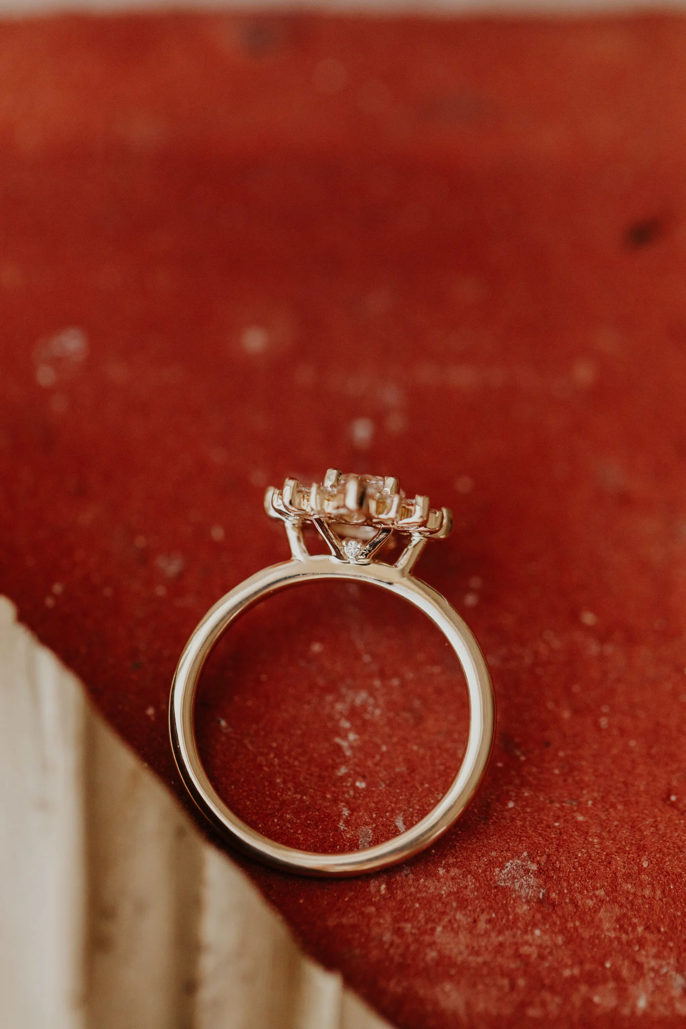 Crown Inspried 1Ct Round Diamond Wedding Ring