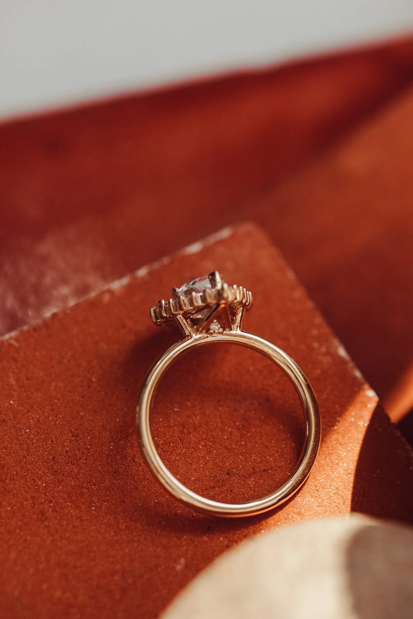 Pear Lab Grown Diamond Ring For Her