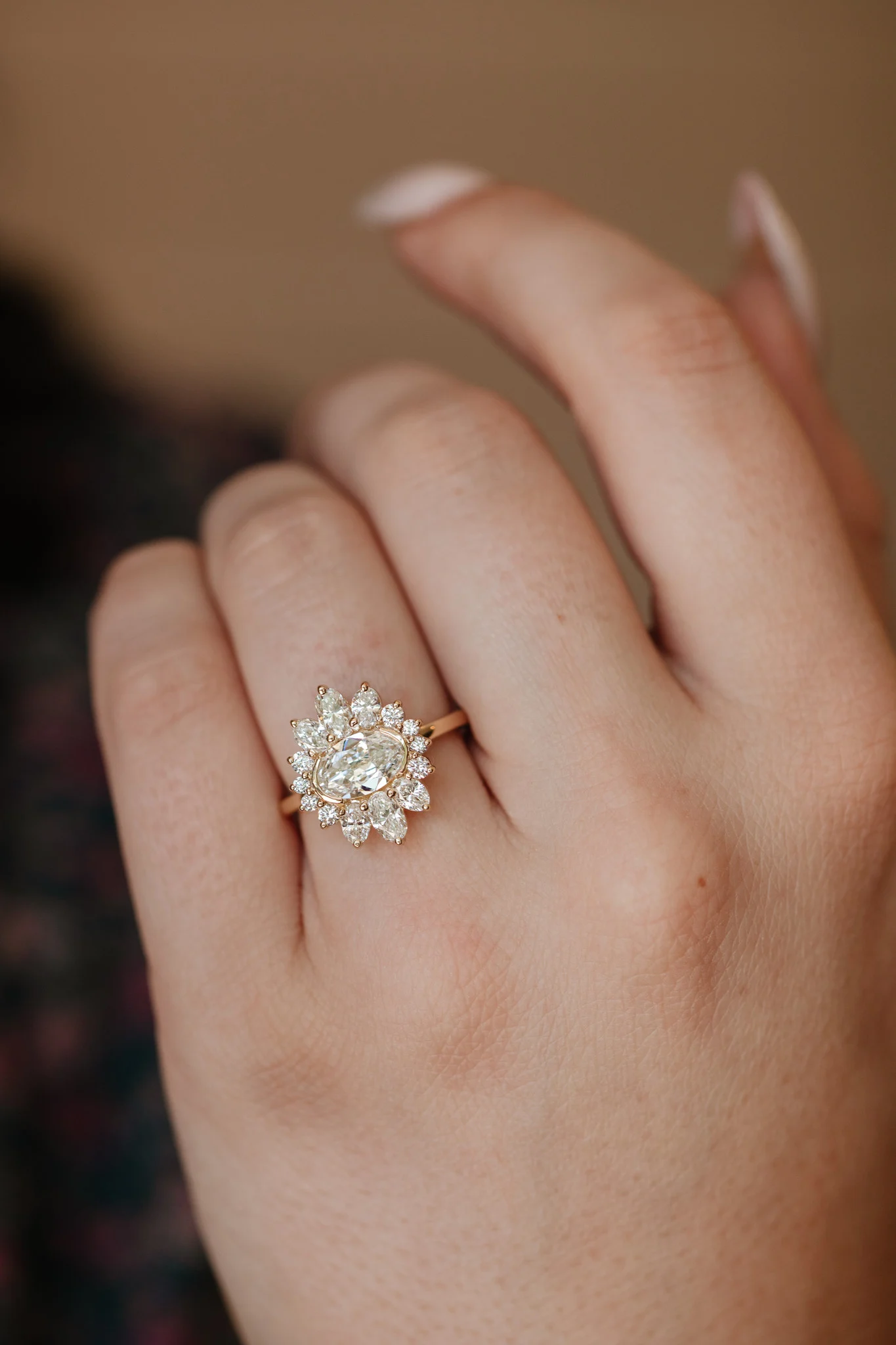 Celeste Lab Grown Round Diamond Ring