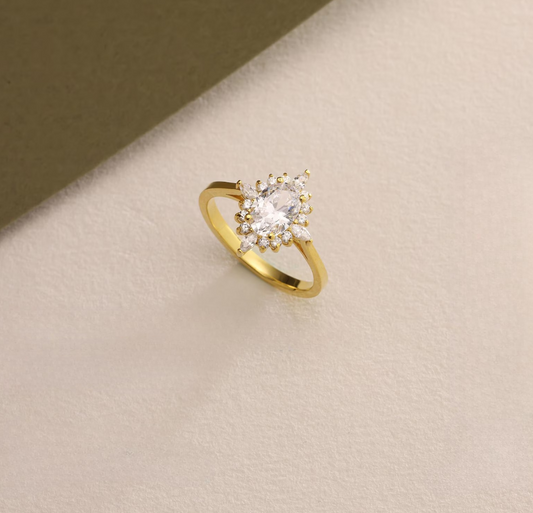 Marquise Lab-Grown Diamond Ring