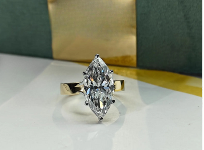 1.00CT Marquise Cut Diamond Engagement Ring