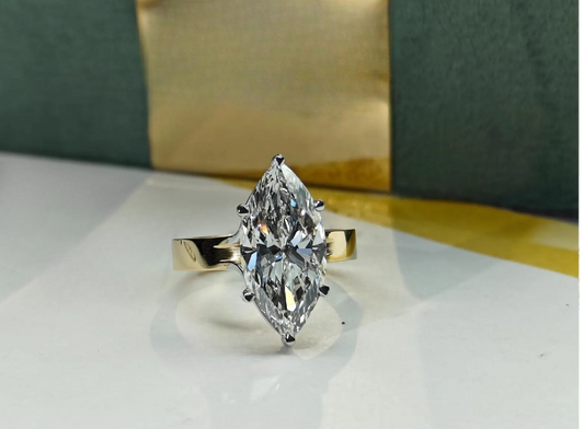 1.00CT Marquise Cut Diamond Engagement Ring