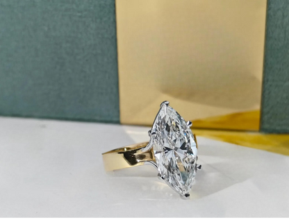 1.00CT Marquise Cut Diamond Engagement Ring
