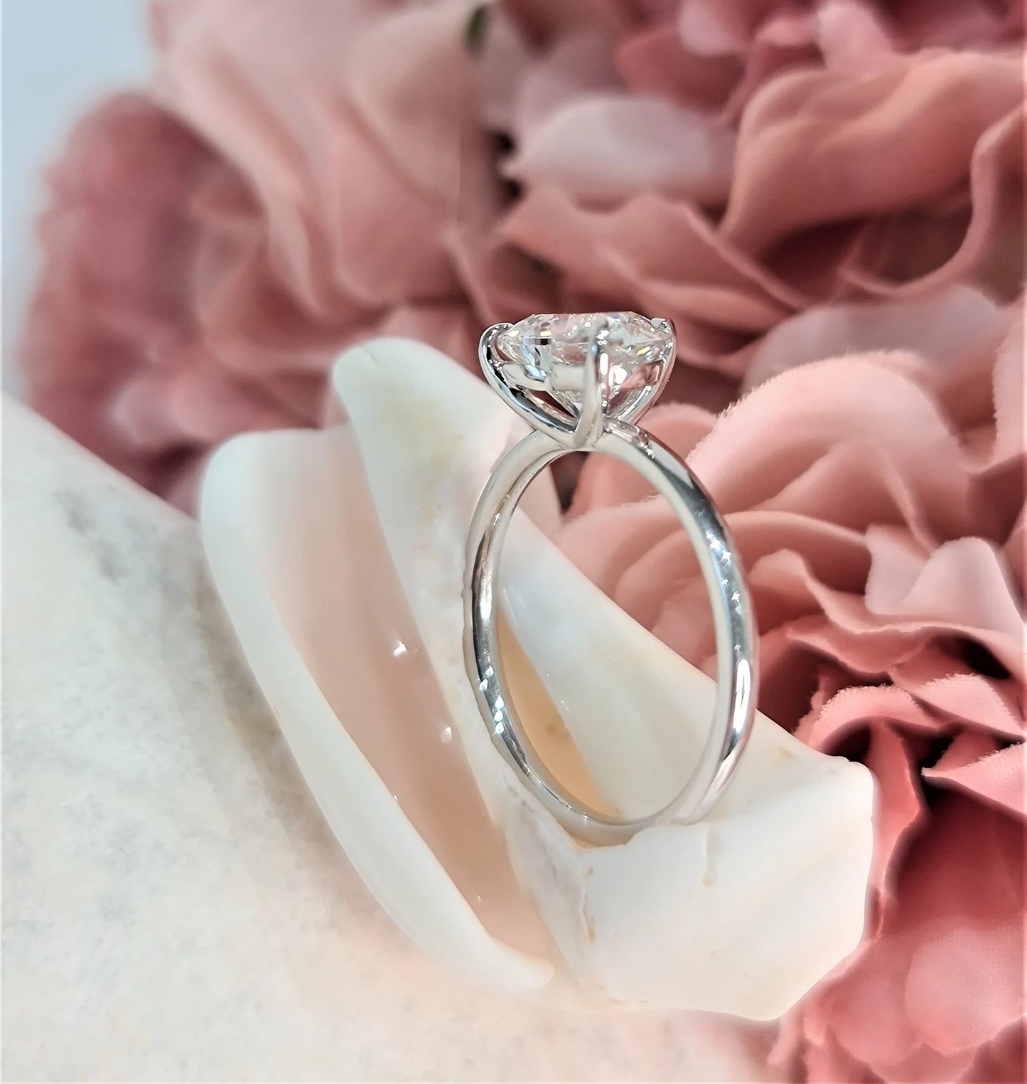 Heart Cut Lab Grown Diamond Engagement Ring