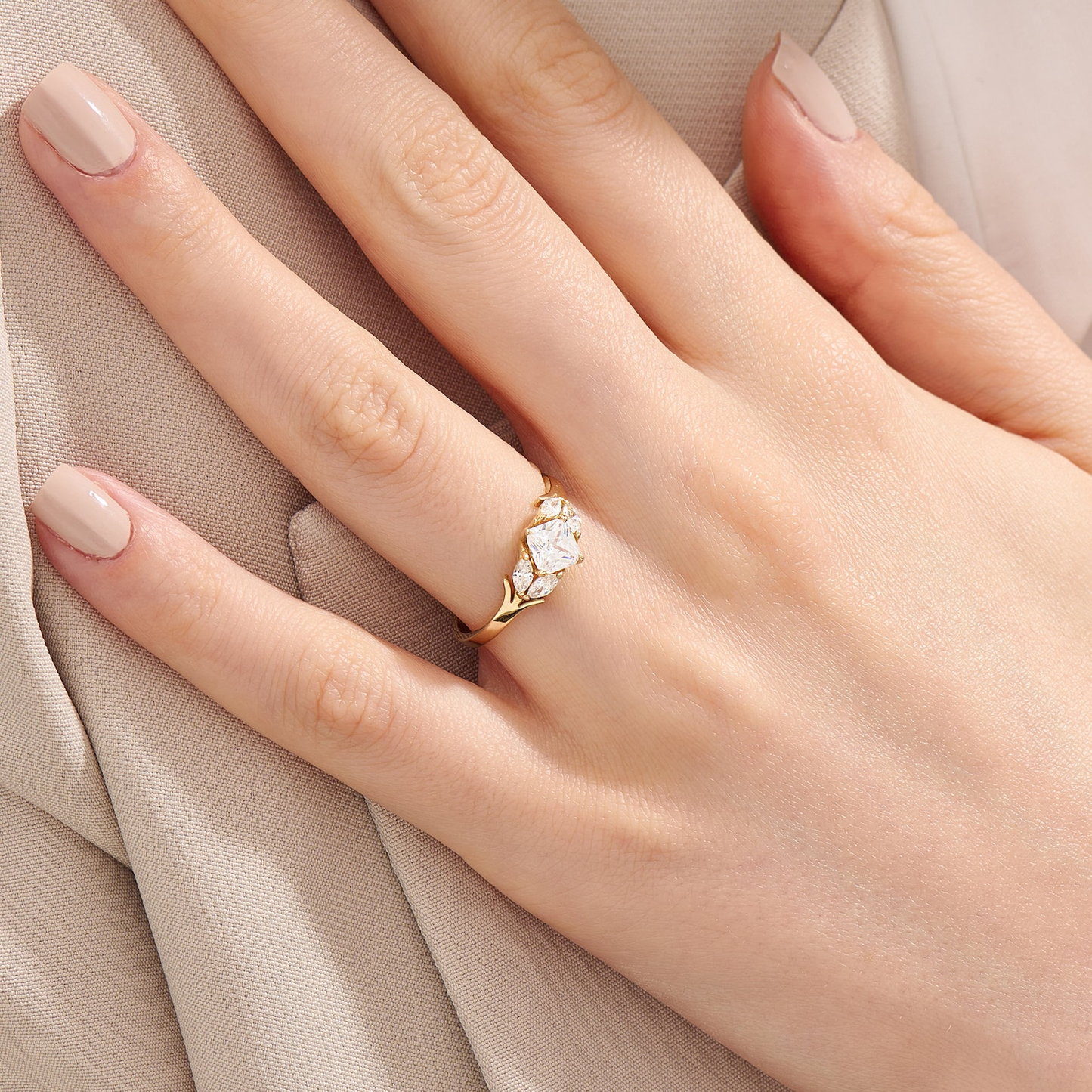 Princess Cut Engagement Ring