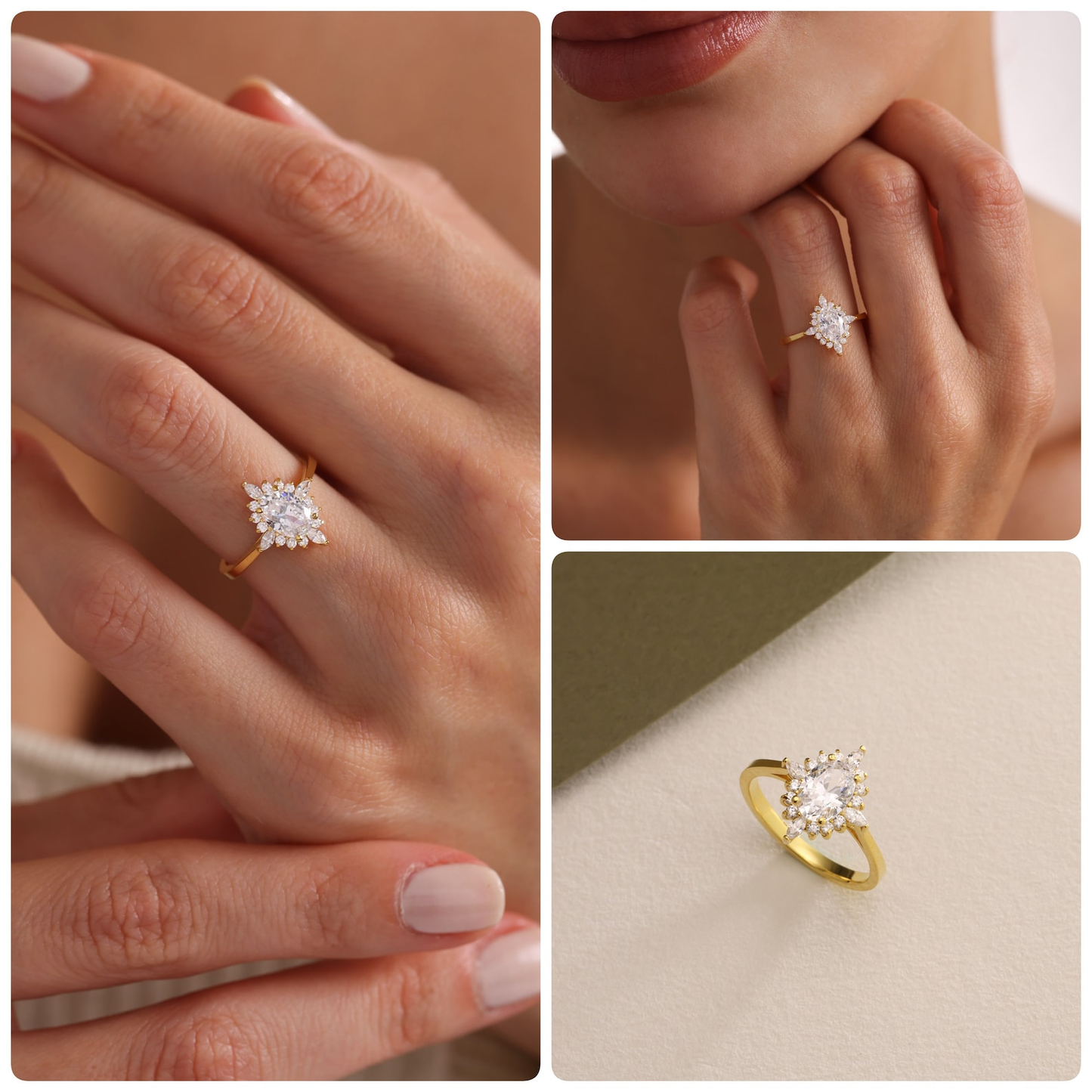 Marquise Lab-Grown Diamond Ring