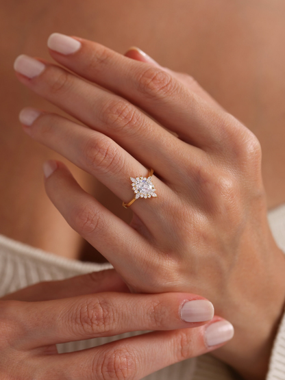 Marquise Lab-Grown Diamond Ring