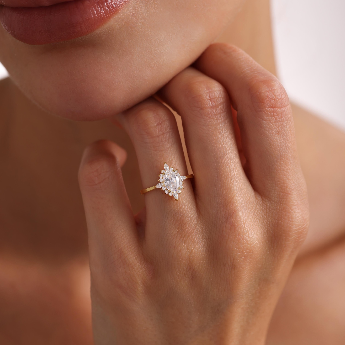 Marquise Lab-Grown Diamond Ring