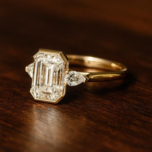 Emerald Cut Engagement Ring