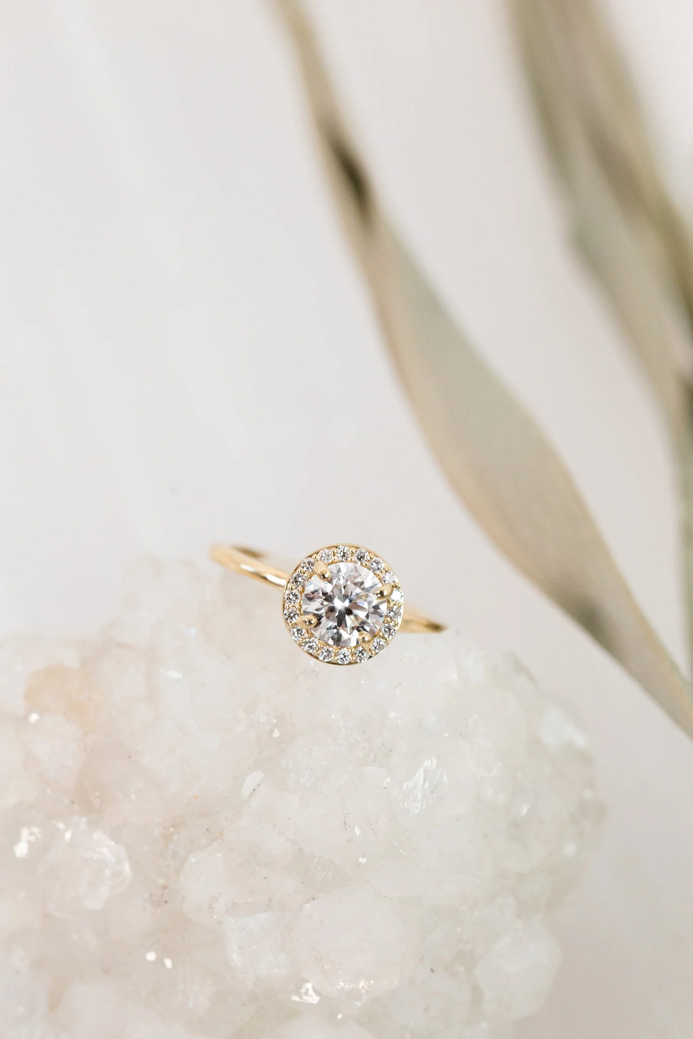 Customizable Lab Grown Round Diamond Ring