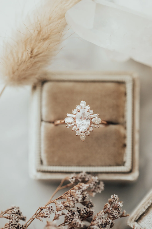 Mixed Cut Lab Grown Diamond Ring