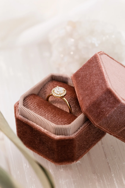 Customizable Lab Grown Round Diamond Ring