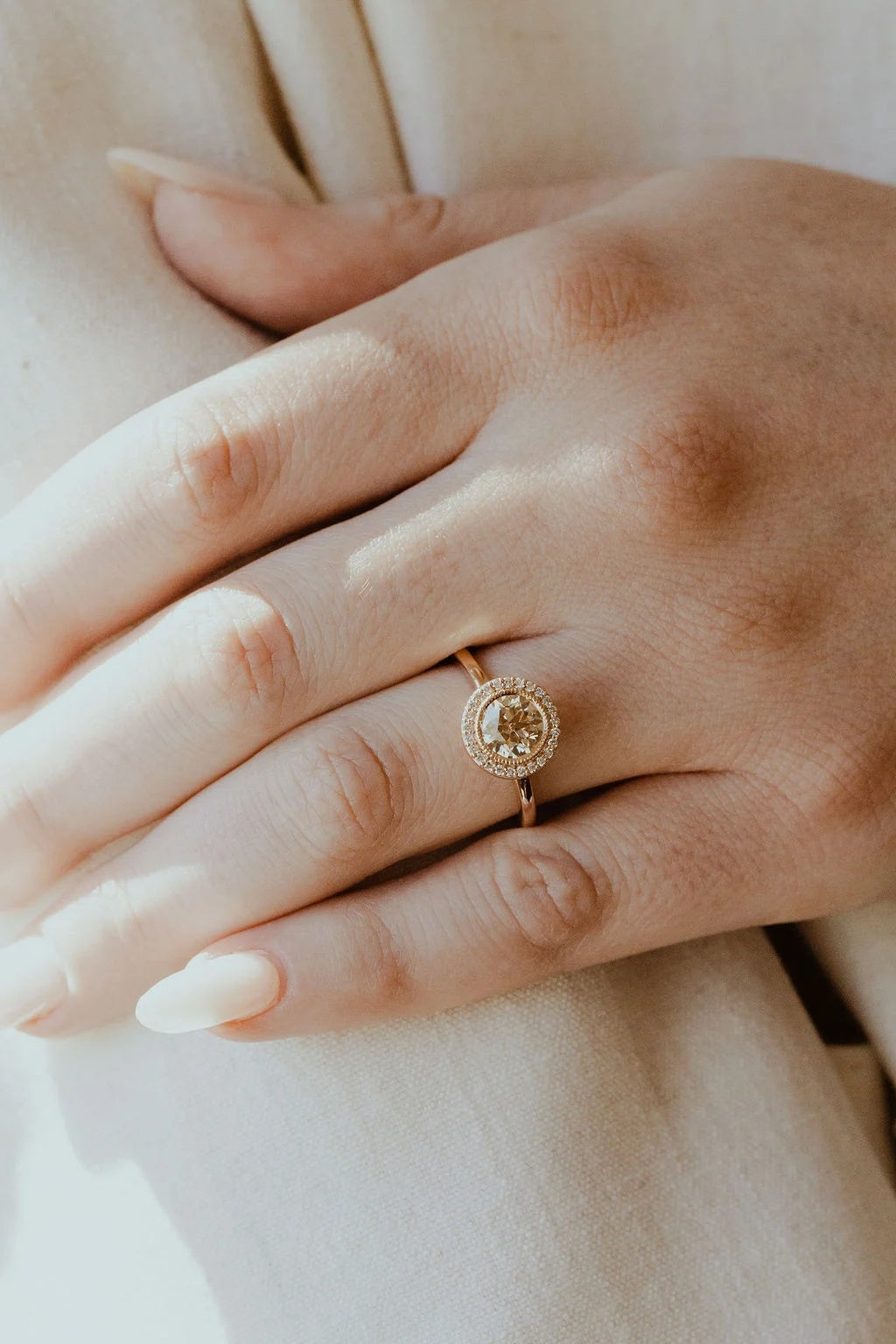 Sublime Lab Grown Round Diamond Ring