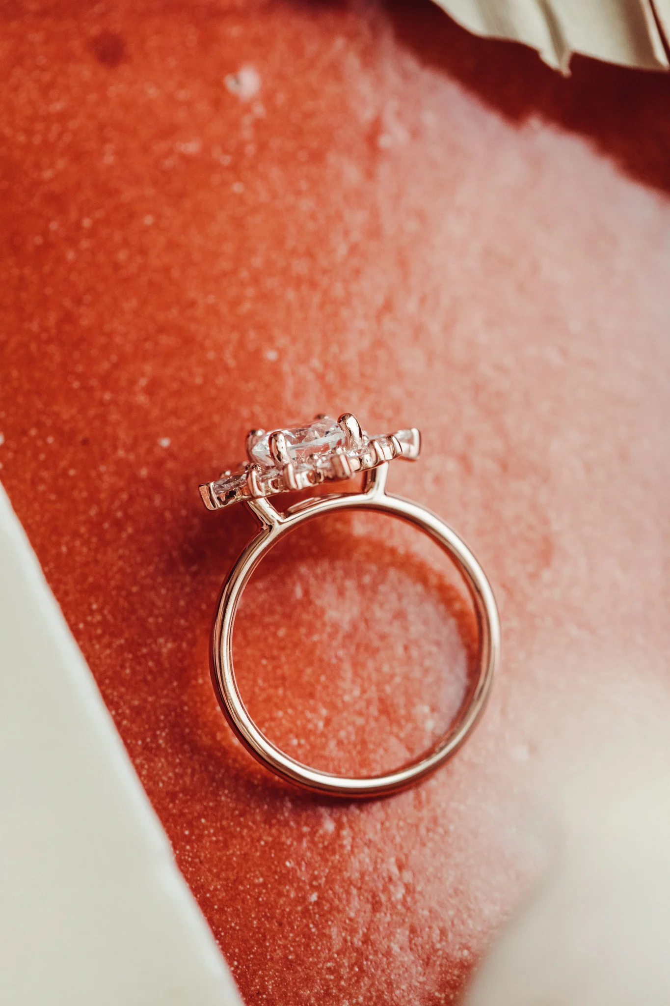 Lab Grown Diamond Round Flower Ring