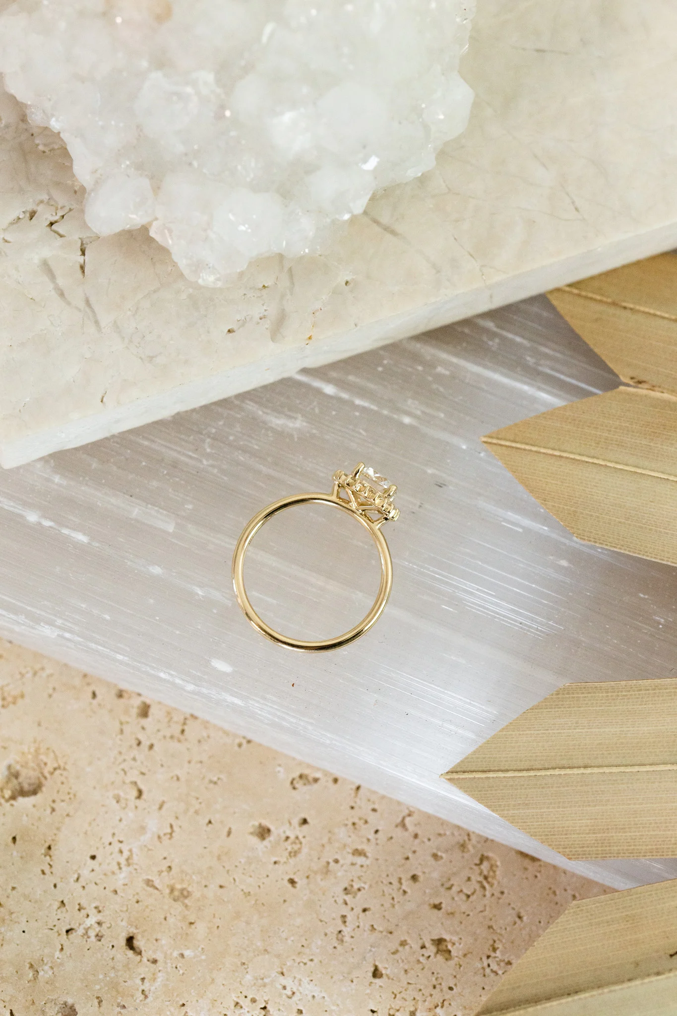 Lab Grown Diamond Ring with a 1ct Round Diamond