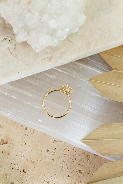 Lab Grown Diamond Ring with a 1ct Round Diamond