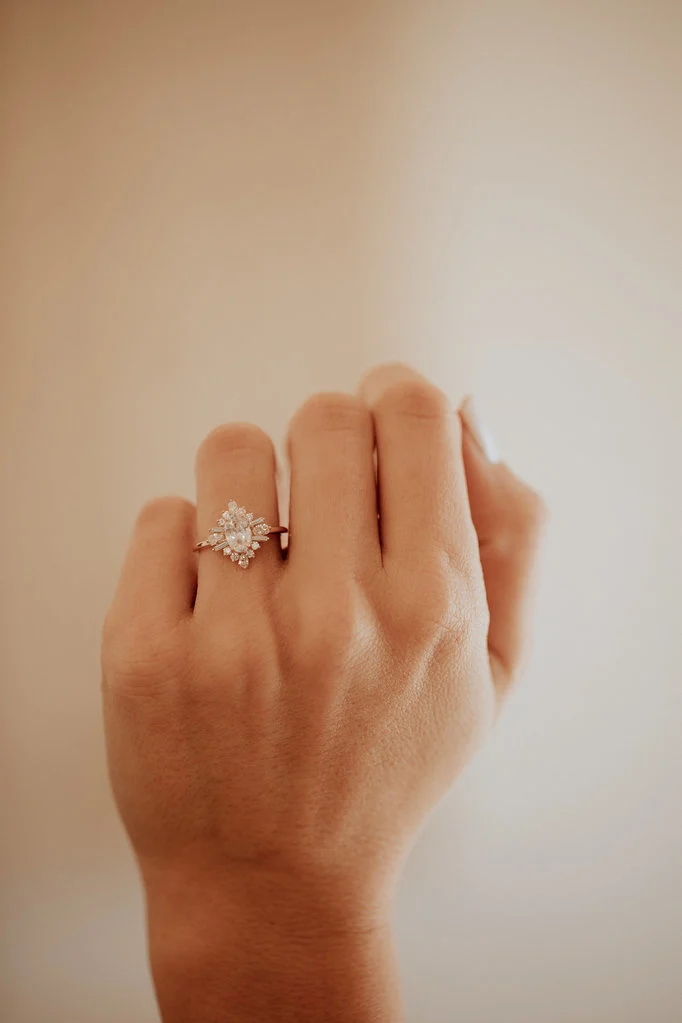 Mixed Cut Lab Grown Diamond Ring
