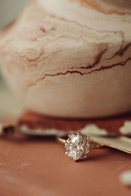 1.00 CT Marquise Engagement Ring