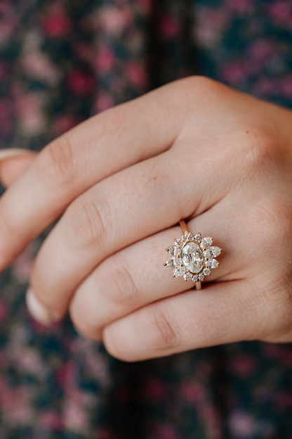 Celeste Lab Grown Round Diamond Ring