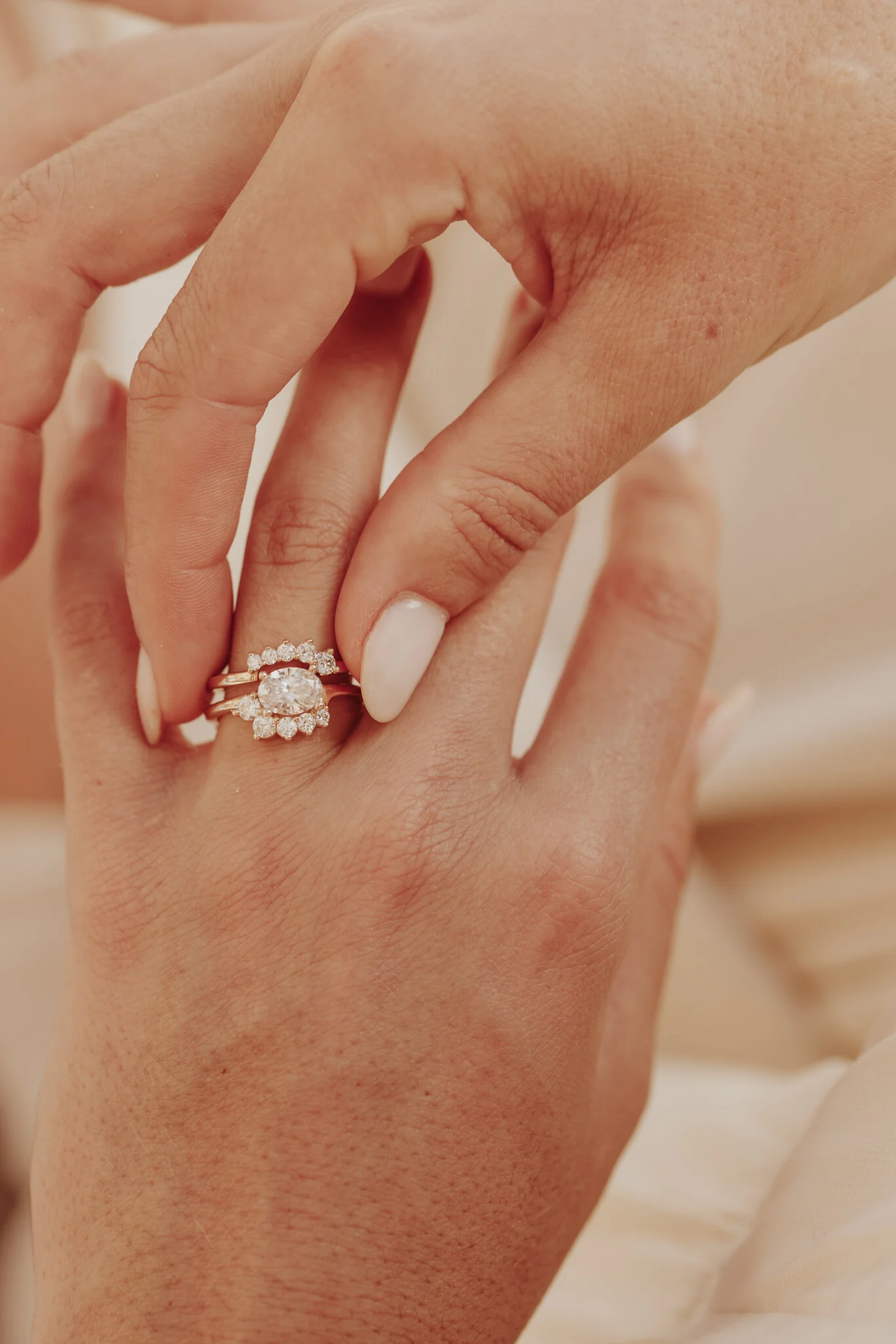 Crown Lab Grown Diamond Ring