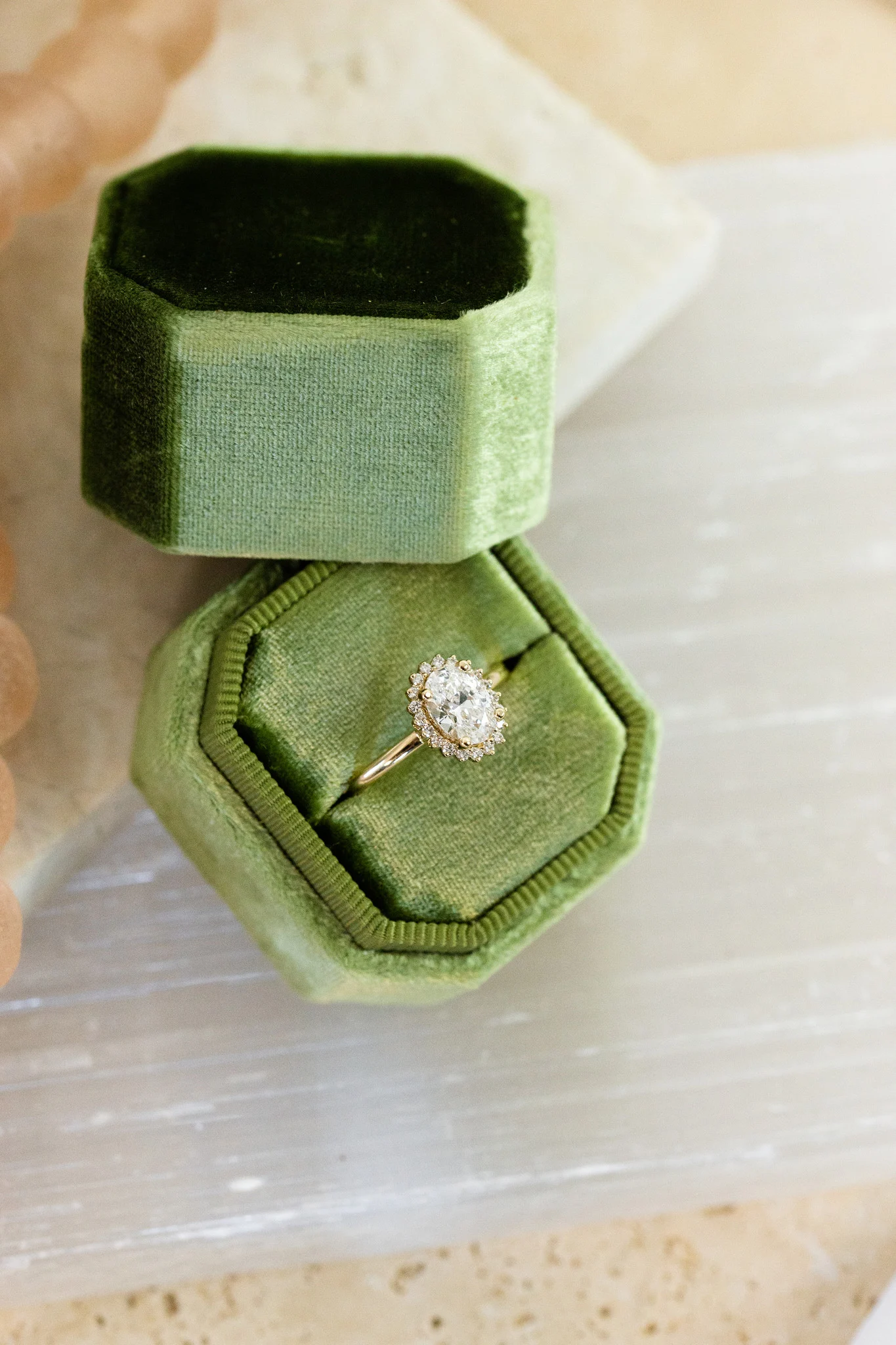 Sunflower 1ct Oval Diamond Ring