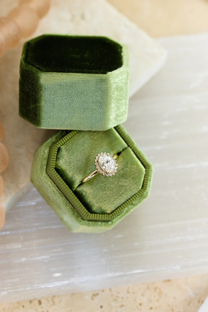 Sunflower 1ct Oval Diamond Ring