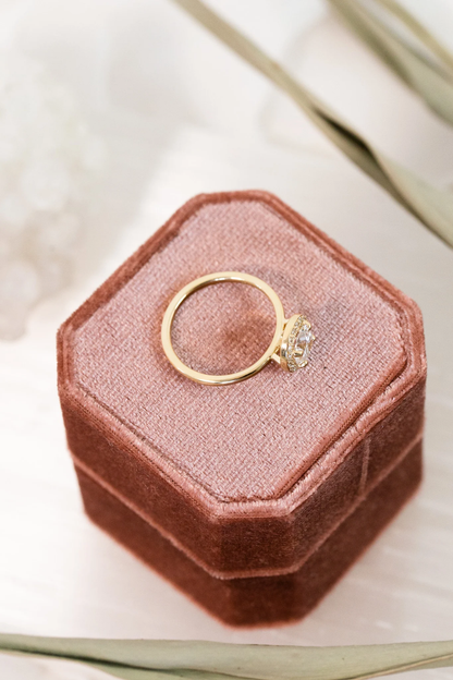 Customizable Lab Grown Round Diamond Ring