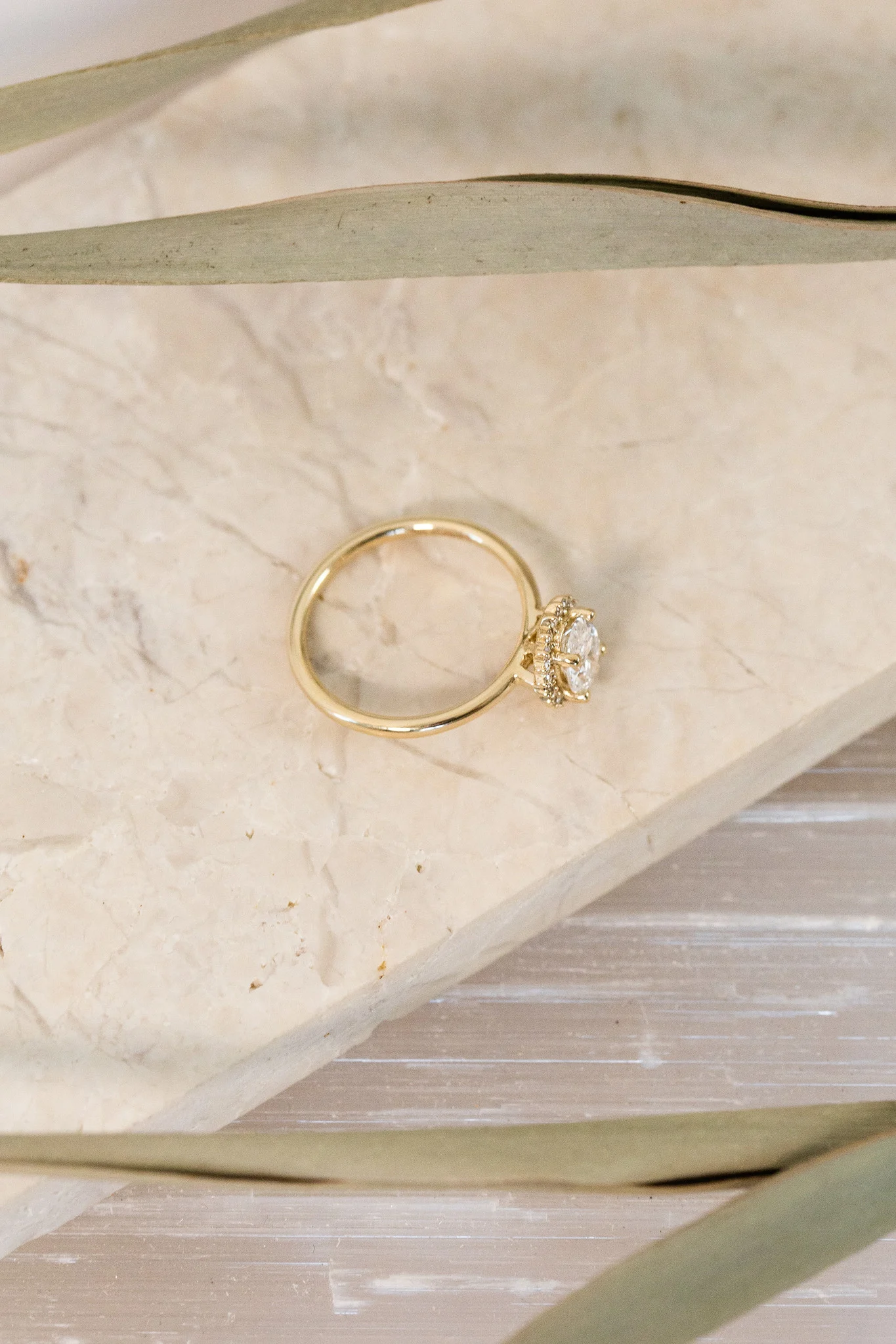 Sunflower 1ct Oval Diamond Ring