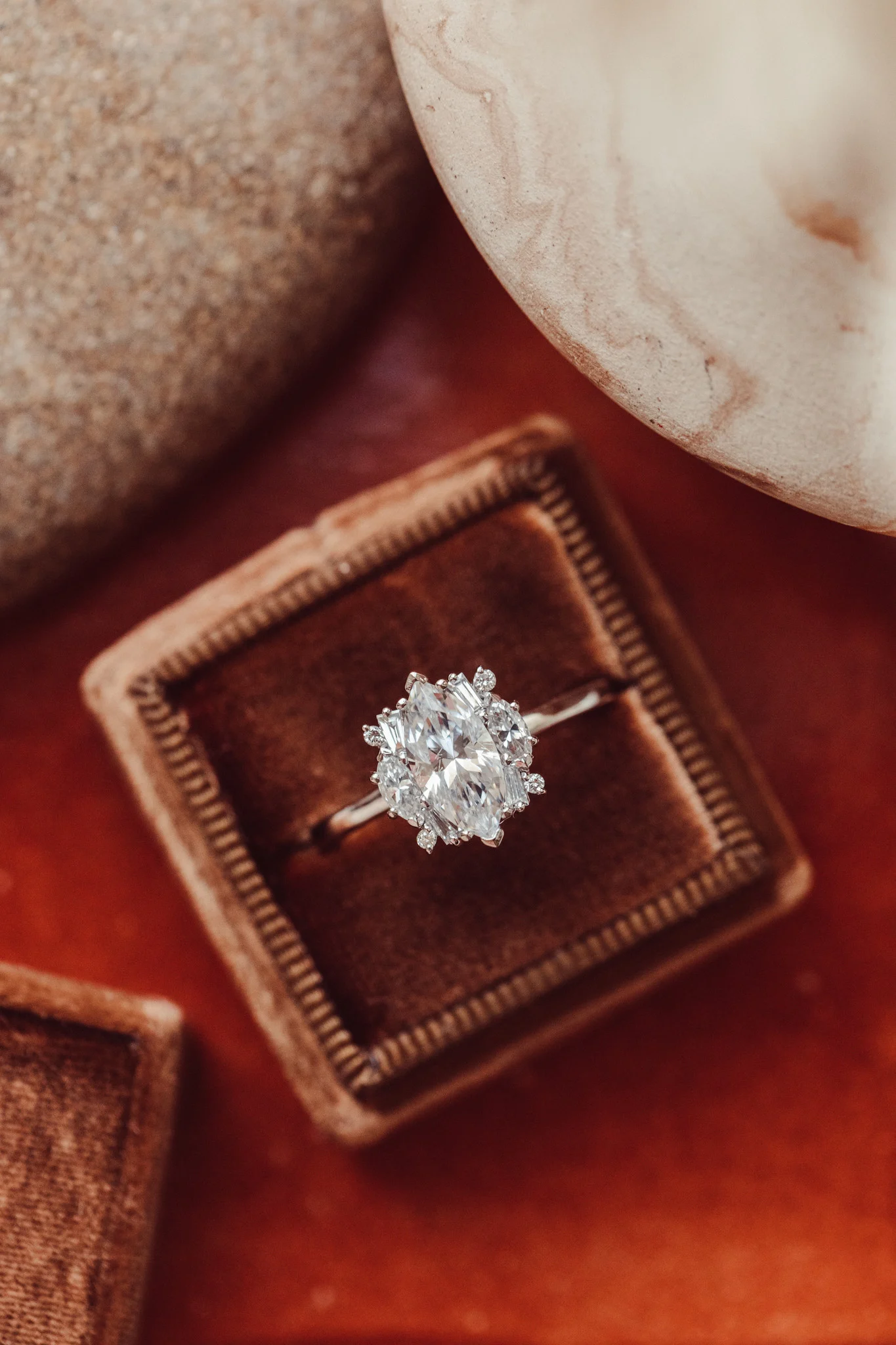 1.00 CT Marquise Engagement Ring