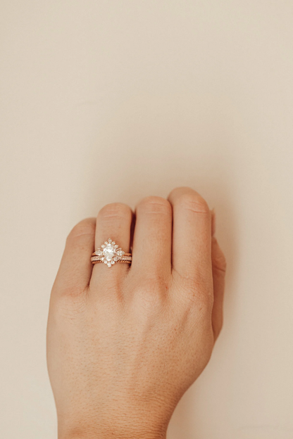 Mixed Cut Lab Grown Diamond Ring