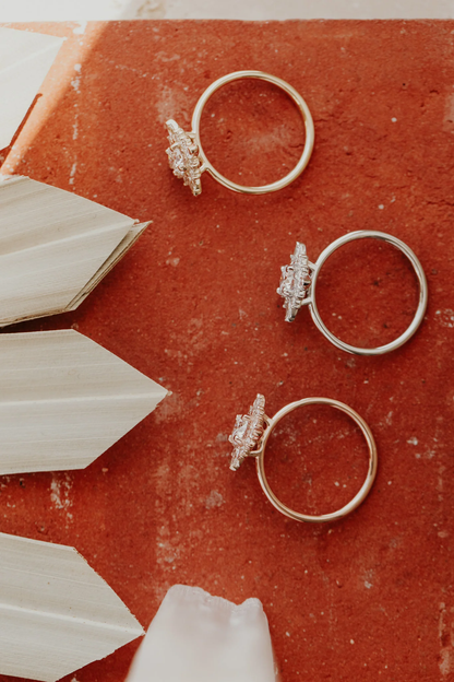 Dazzling Lab Grown Diamond Cluster Ring