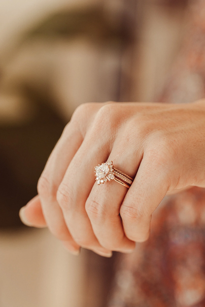 Mixed Cut Lab Grown Diamond Ring
