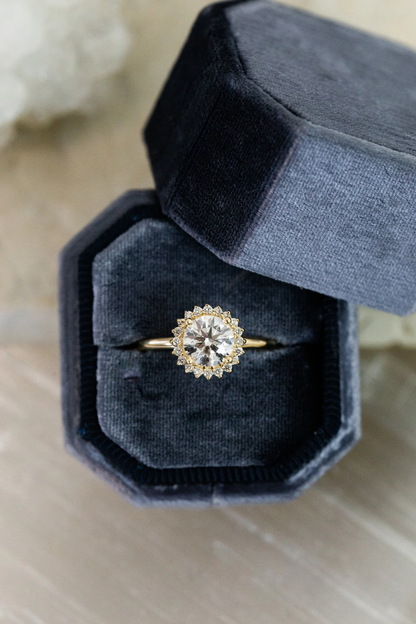 Lab Grown Diamond Ring with a 1ct Round Diamond