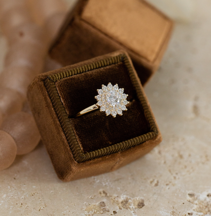 Big Round Cut Diamond Ring For Proposal
