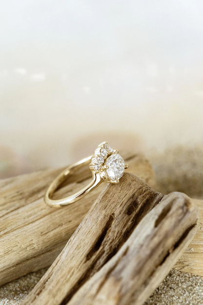 Crown Lab Grown Diamond Ring