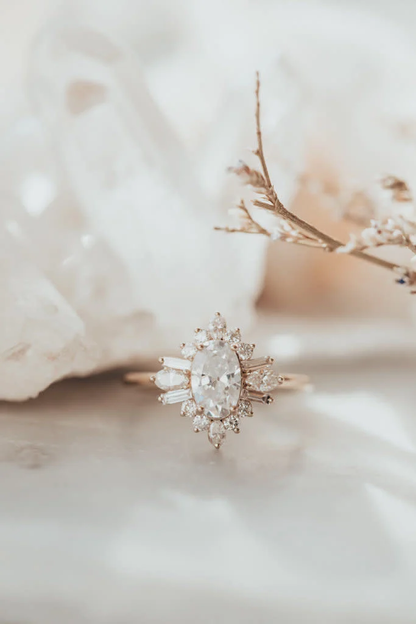 Mixed Cut Lab Grown Diamond Ring