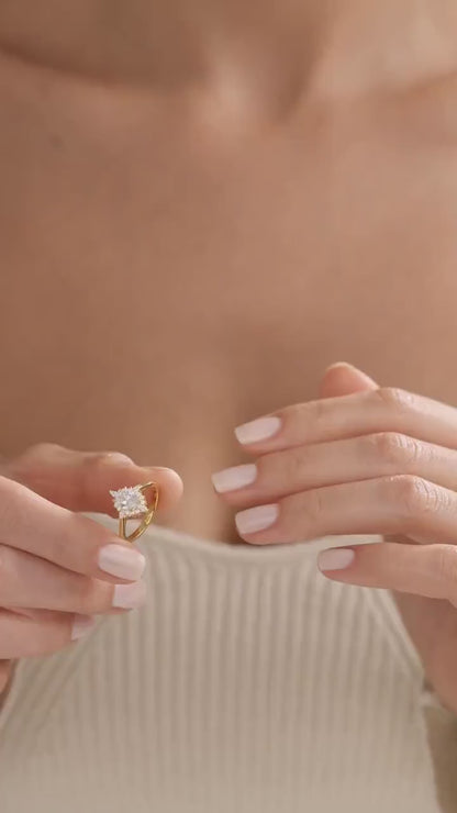 Marquise Lab-Grown Diamond Ring