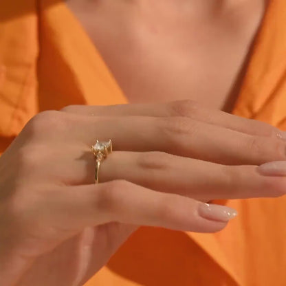 Princess Cut Lab Grown Diamond Ring